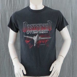 Retro Military Shirt - Destroyed Overnight Ellsworth AFB - Men's Small
